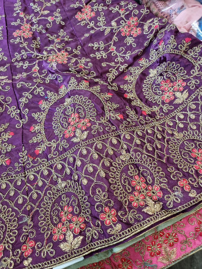 Beautiful designer Semi stitch lengha choli