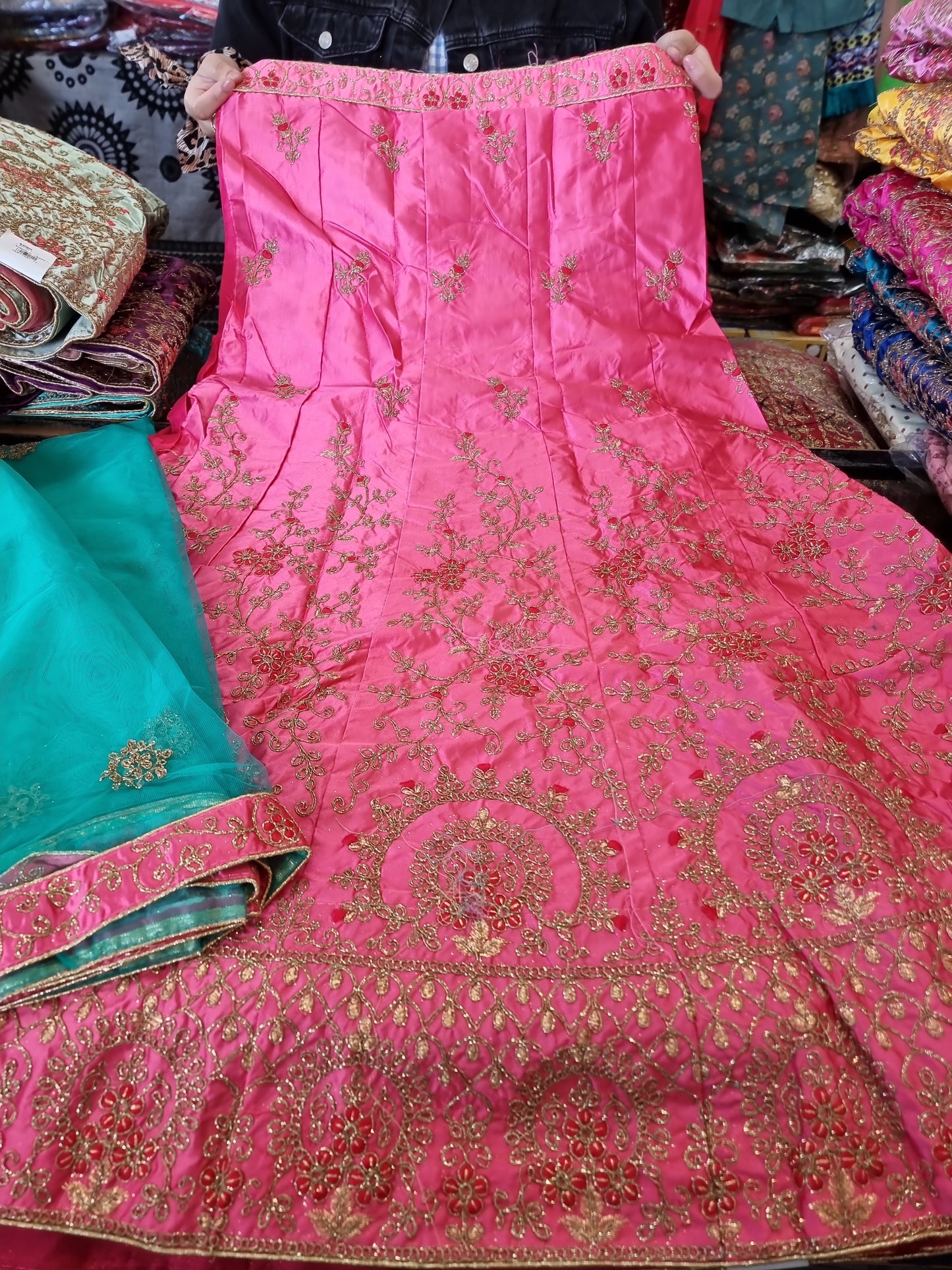 Beautiful designer Semi stitch lengha choli