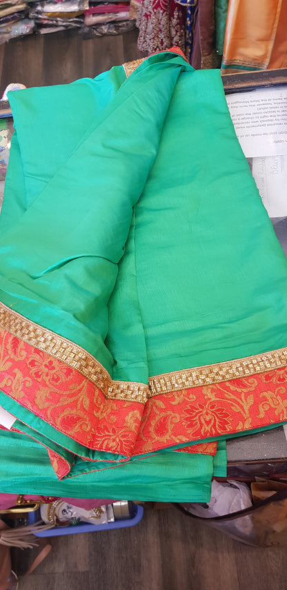 Beautiful designer saree with readymade blouse