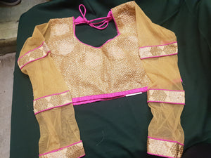 Beautiful designer blouse with pearl work