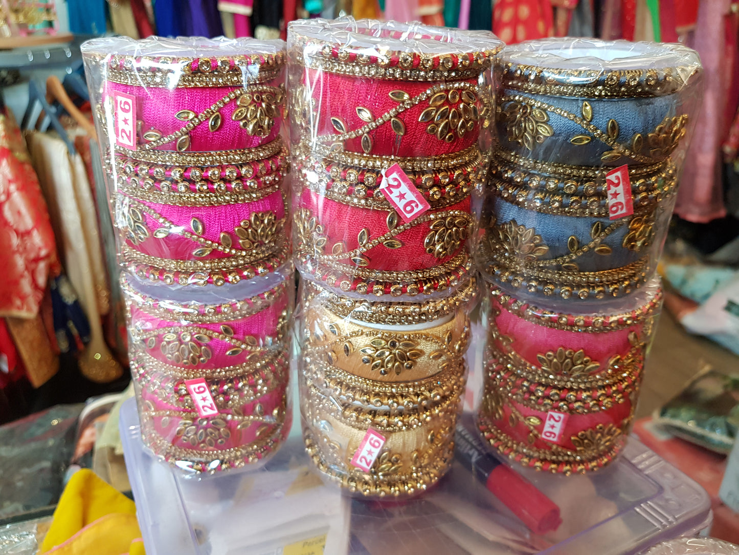 Beautiful designer silk thread bangles