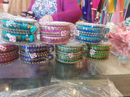 Beautiful designer silk thread bangles