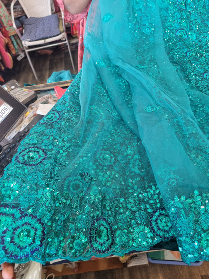 Beautiful designer unstitched lengha