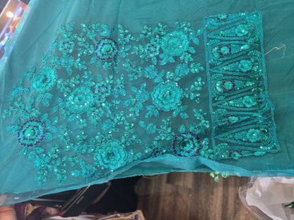 Beautiful designer unstitched lengha