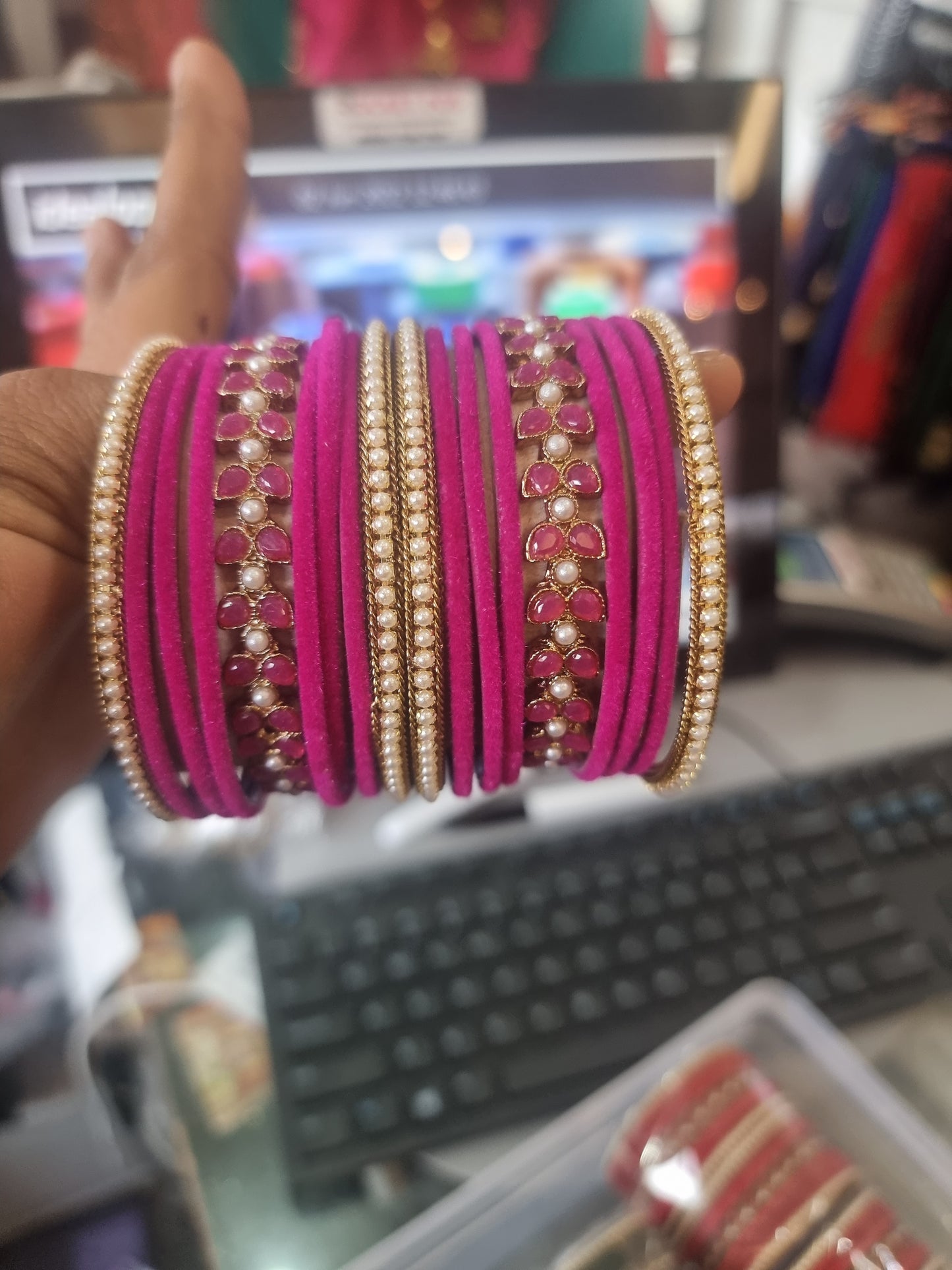 Beautiful designer bangle set