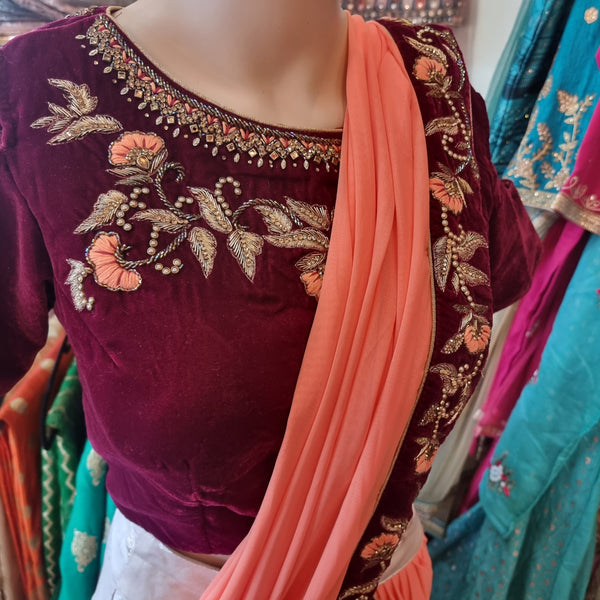 Beautiful designer lengha saree