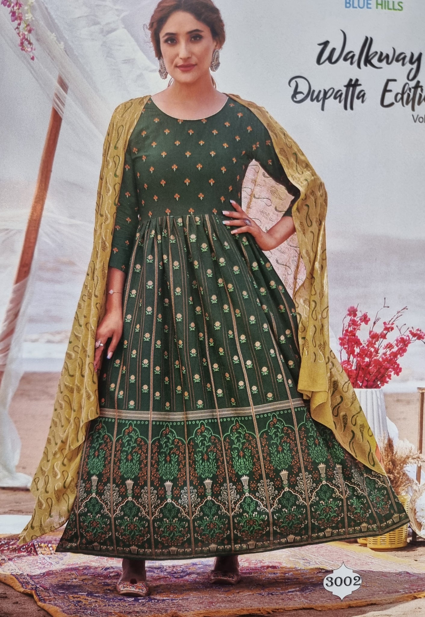 Beautiful designer kurti with duppatta