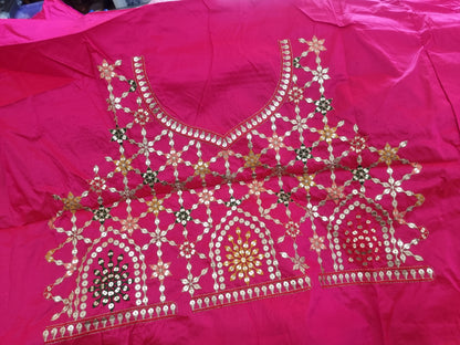 Beautiful designer semi stitch lengha choli