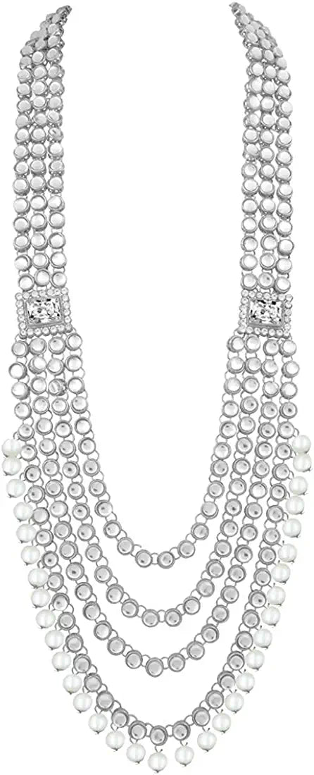 Beautiful designer Ethnic Indian Traditional Gold Plated Kundan Dulhan Bridal Jewellery Set with Choker Earrings Maang Tikka Hathphool for Women