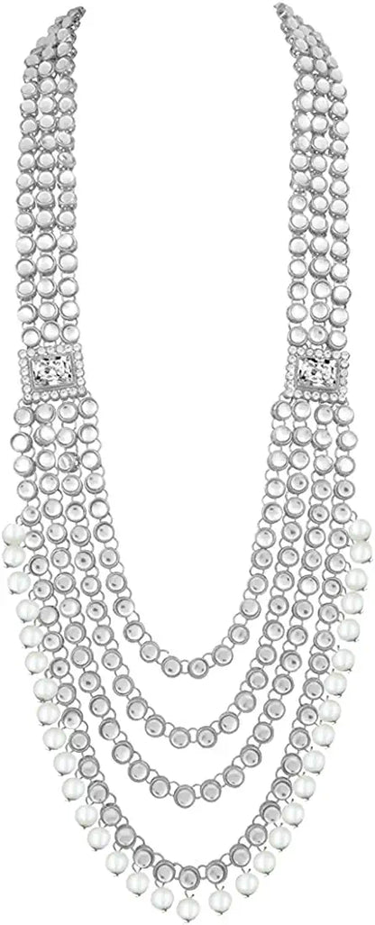 Beautiful designer Ethnic Indian Traditional Gold Plated Kundan Dulhan Bridal Jewellery Set with Choker Earrings Maang Tikka Hathphool for Women