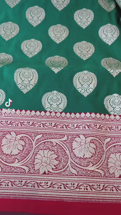 Beautiful designer pure silk saree