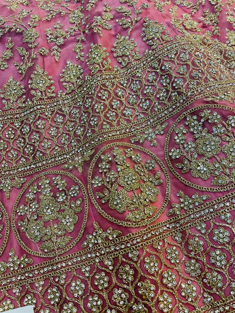 Beautiful designer unstitched lengha