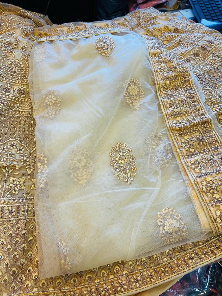 Beautiful designer unstitched lengha