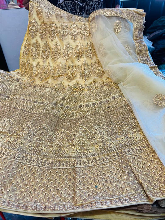 Beautiful designer unstitched lengha