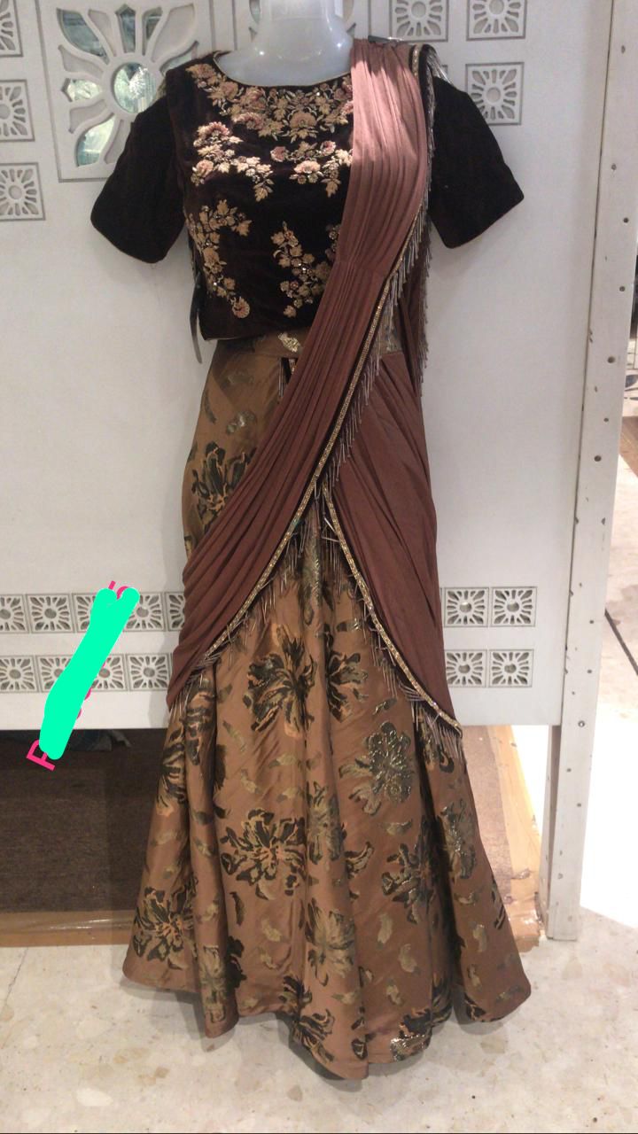 Beautiful designer readymade lengha