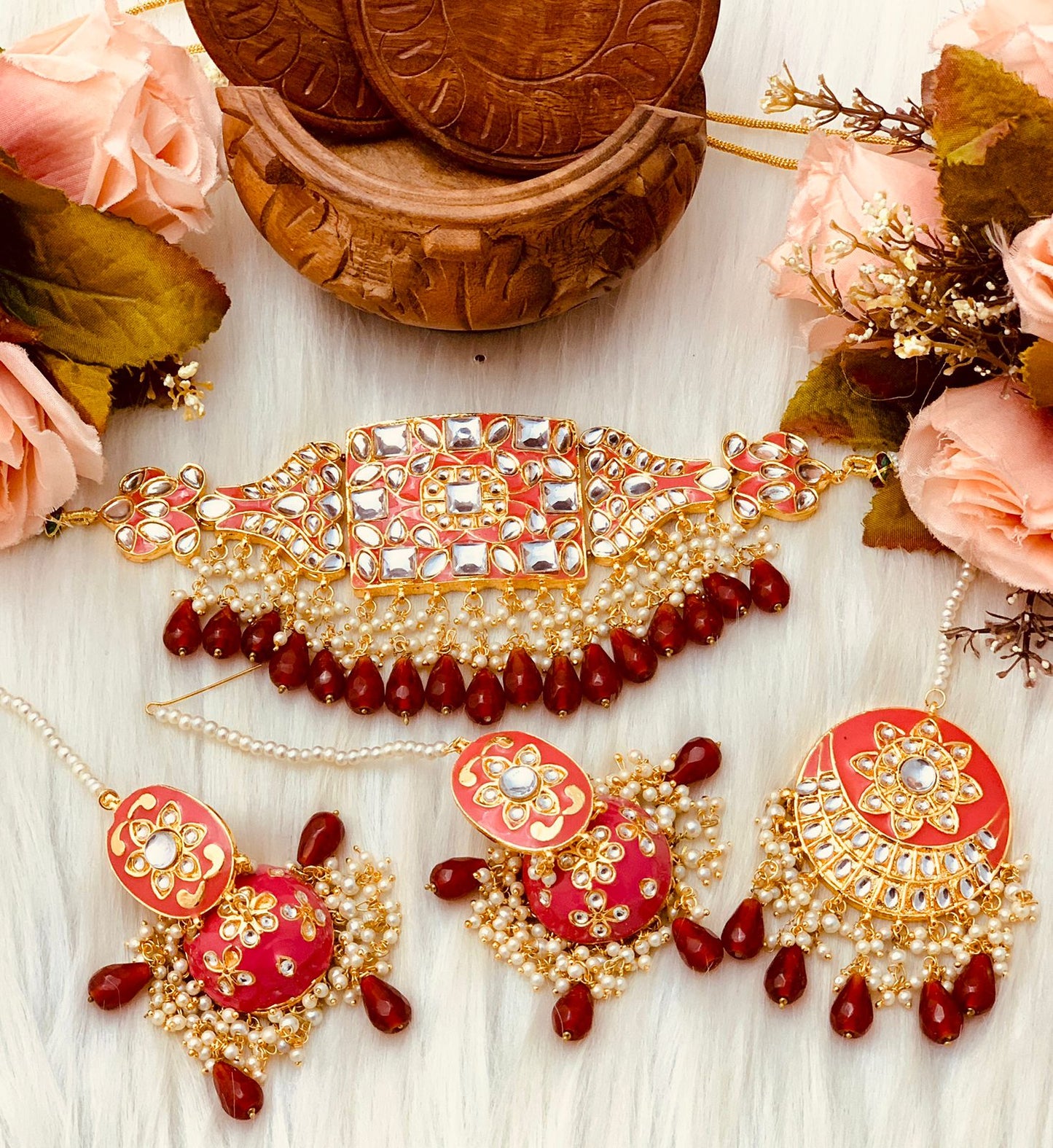 Beautiful designer necklace set