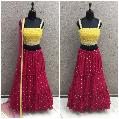 Beautiful designer readymade  lengha choli