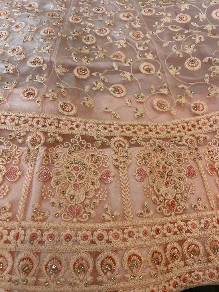 Beautiful designer unstitched lengha