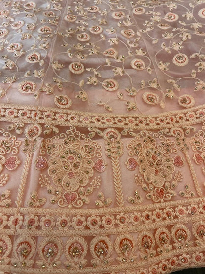 Beautiful designer unstitched lengha