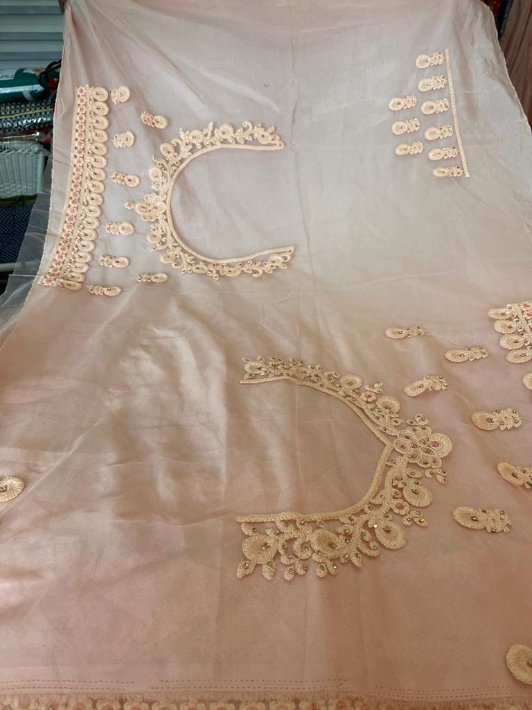 Beautiful designer unstitched lengha