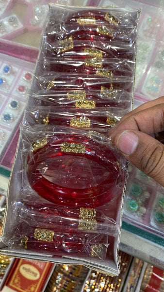 Beautiful plastic bangle set