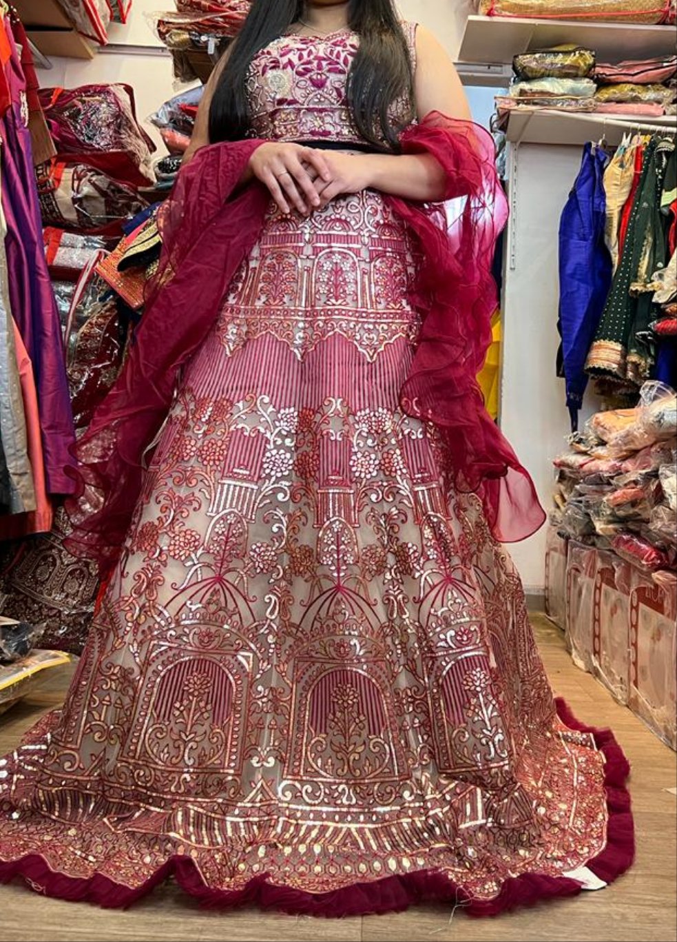 Beautiful designer lengha choli