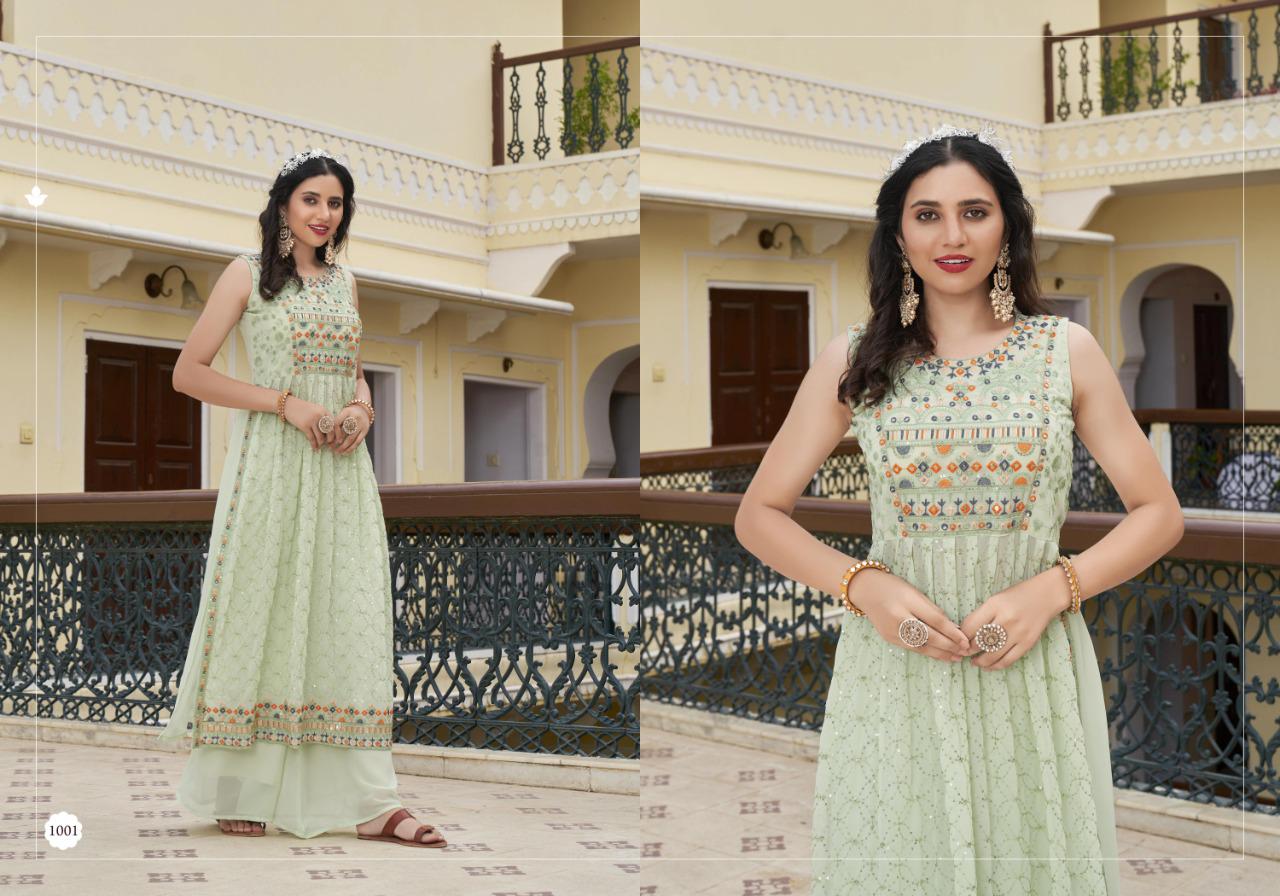 Beautiful designer nyra cut plazo set