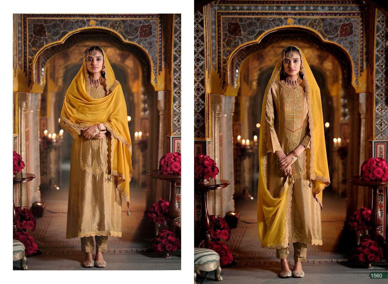 Beautiful designer unstiched pakistani suit