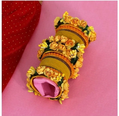 Beautiful designer floral bangles