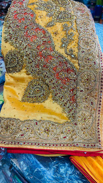 Beautiful designer heavily embroidery sarees