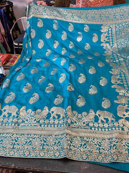 Beautiful designer silk saree