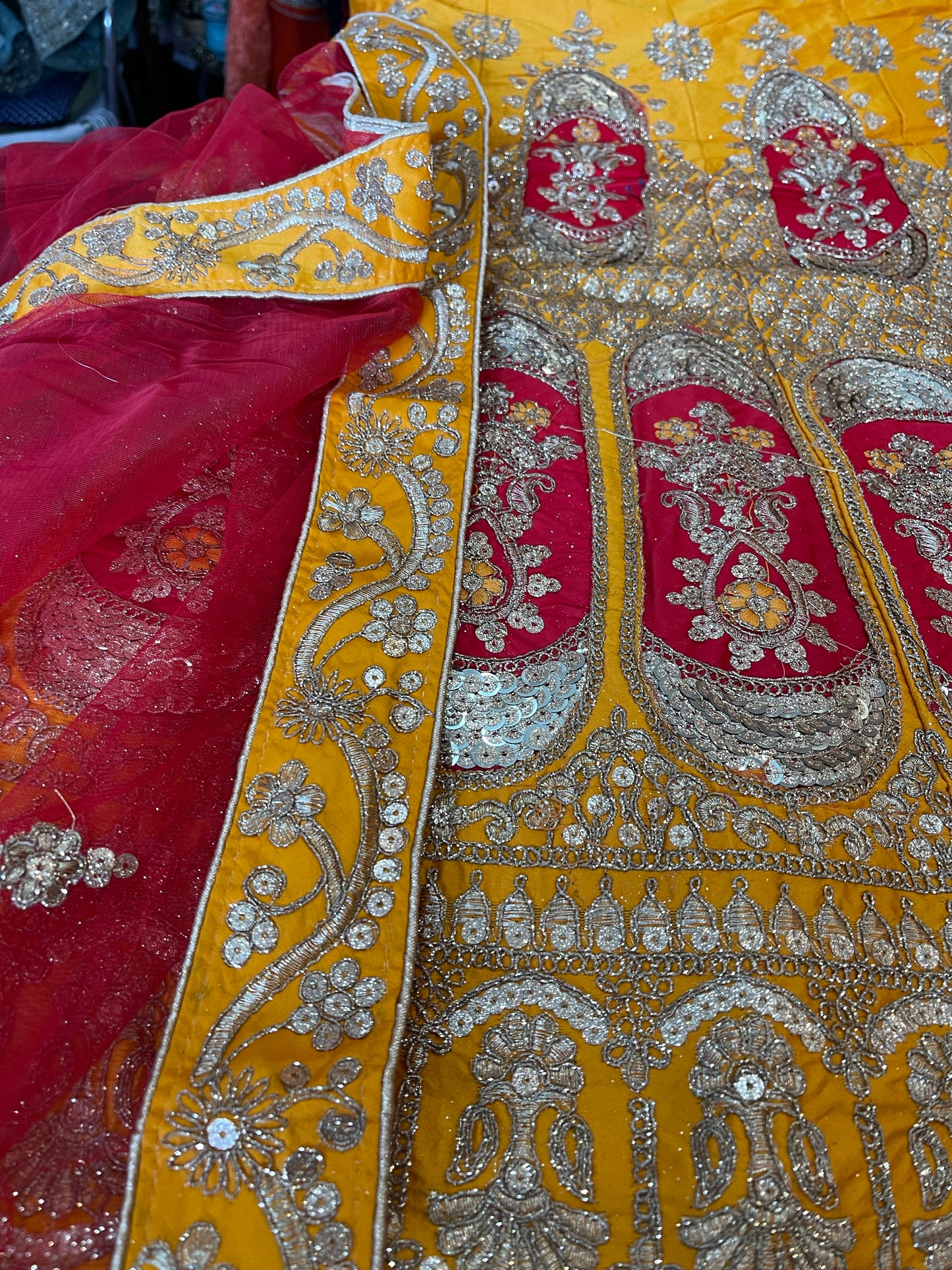 Beautiful designer silk lengha choli