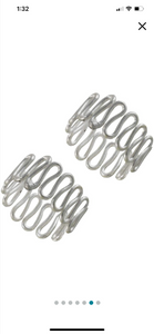 Plain Silver Non-Precious Metal Brass Adjustable Toe Ring for Women