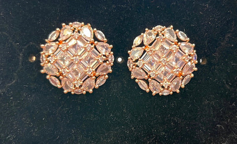 Beautiful designer American diamond studs