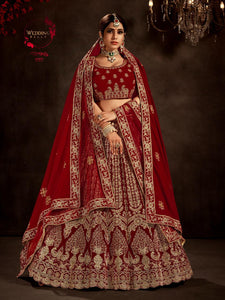 Beautiful designer bridal lengha choli with double dupptta