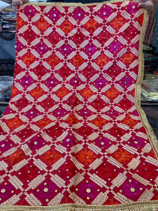 Beautiful designer phulkari dupptta