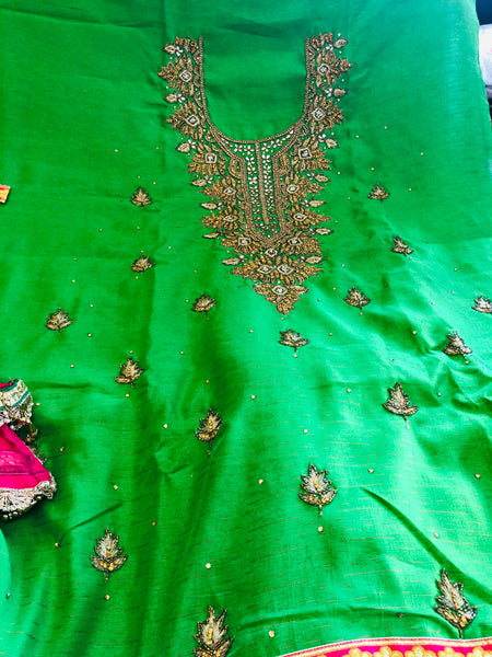 Beautiful designer Punjabi patiala unstitched suit