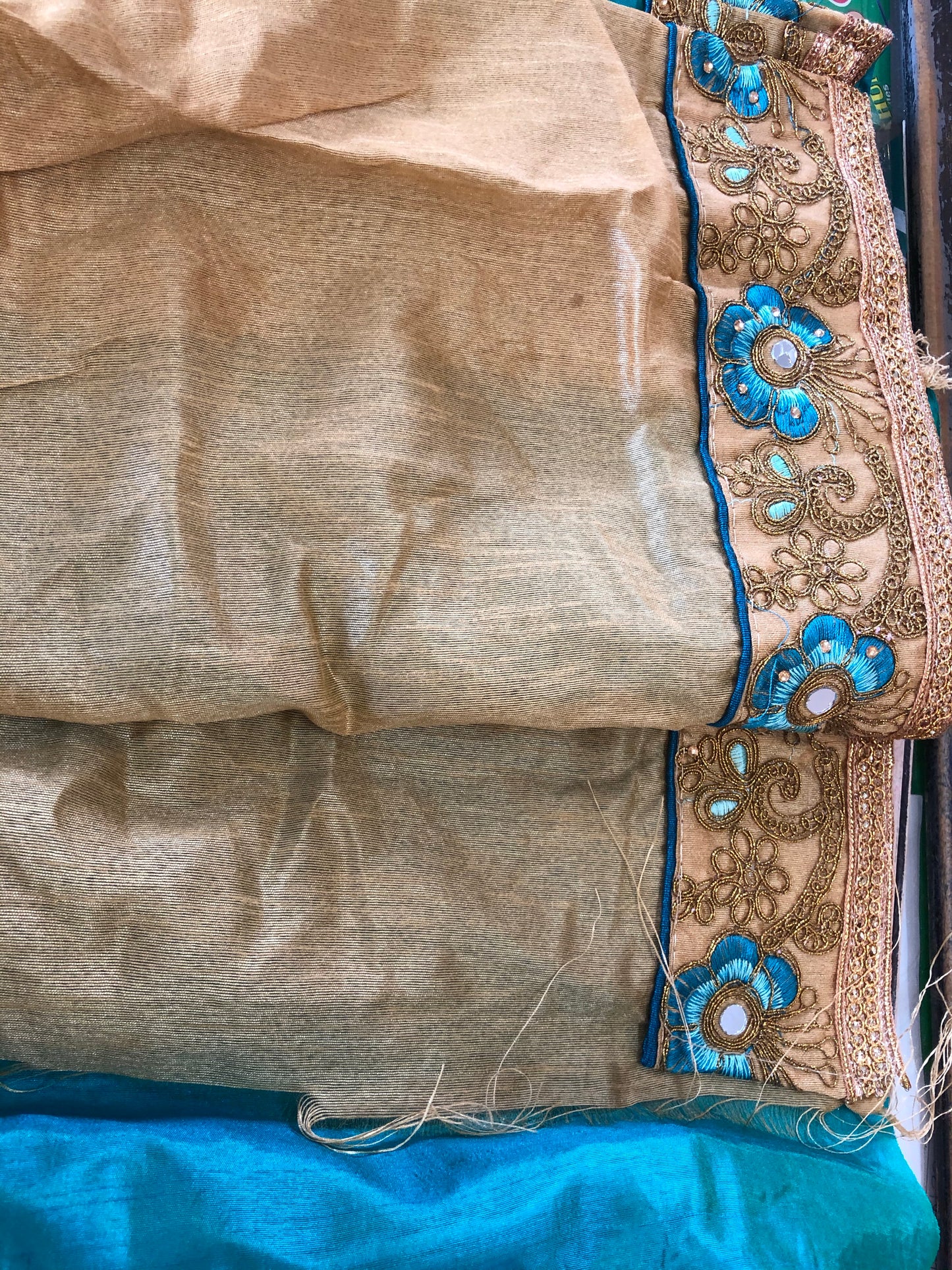 Beautiful designer silk saree