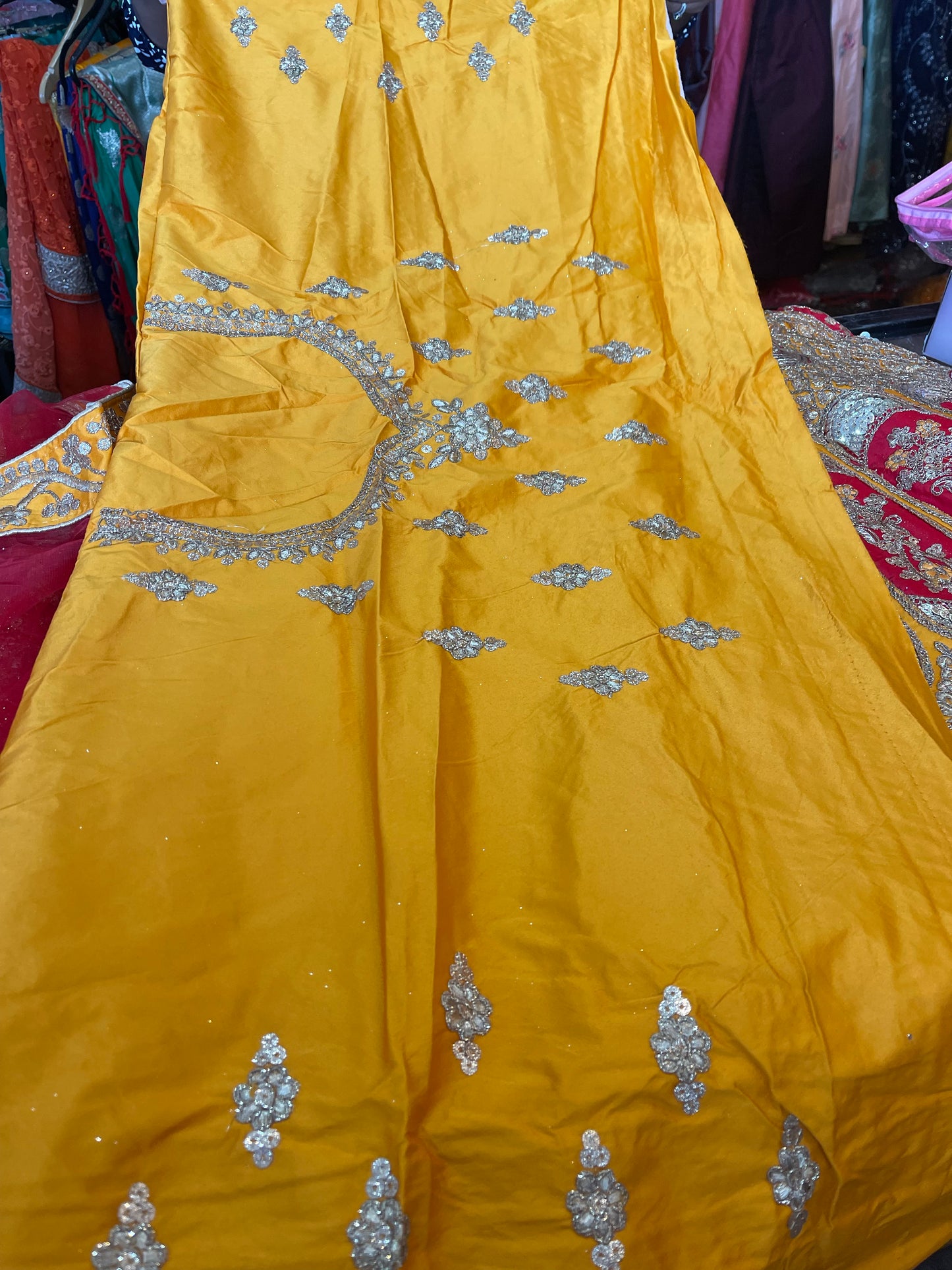 Beautiful designer silk lengha choli