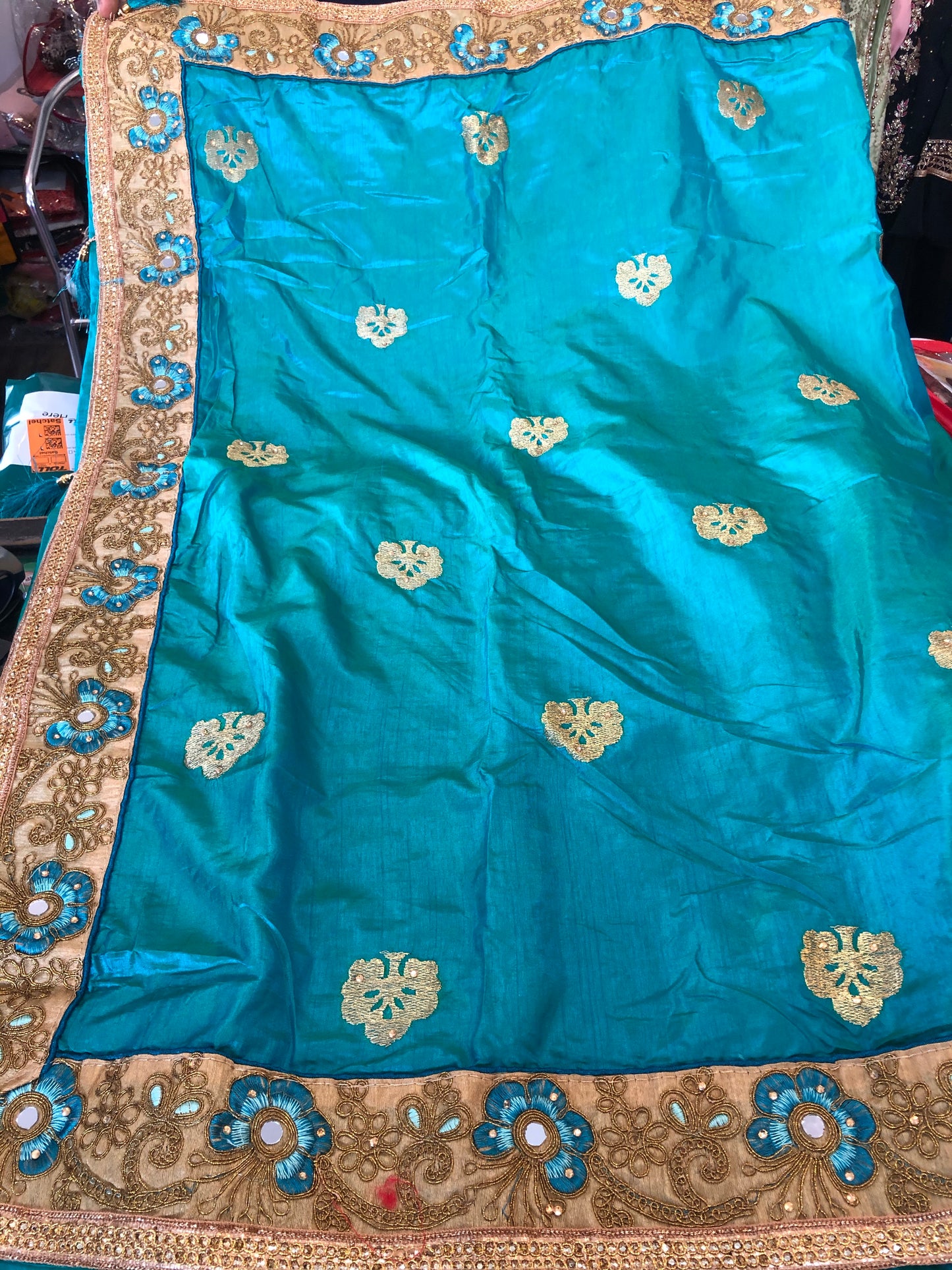 Beautiful designer silk saree