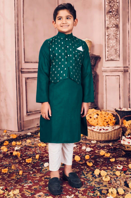 Readymade Kurta Pyjama For Kids Wear