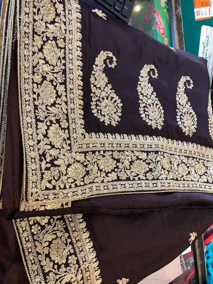 Beautiful designer embroidery saree