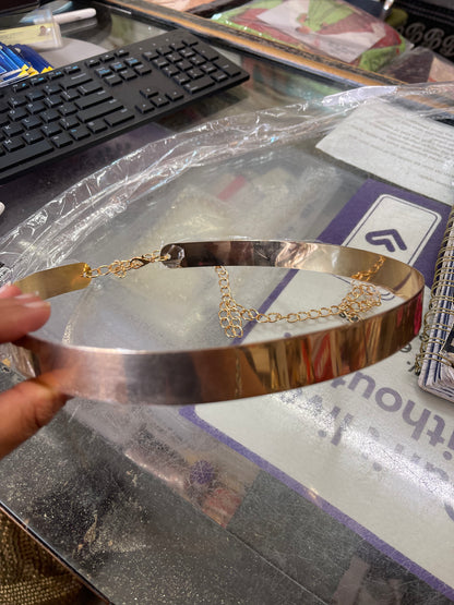 Gold Metal Waist Belt