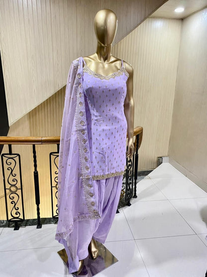 Beautiful designer punjabi patiala suit