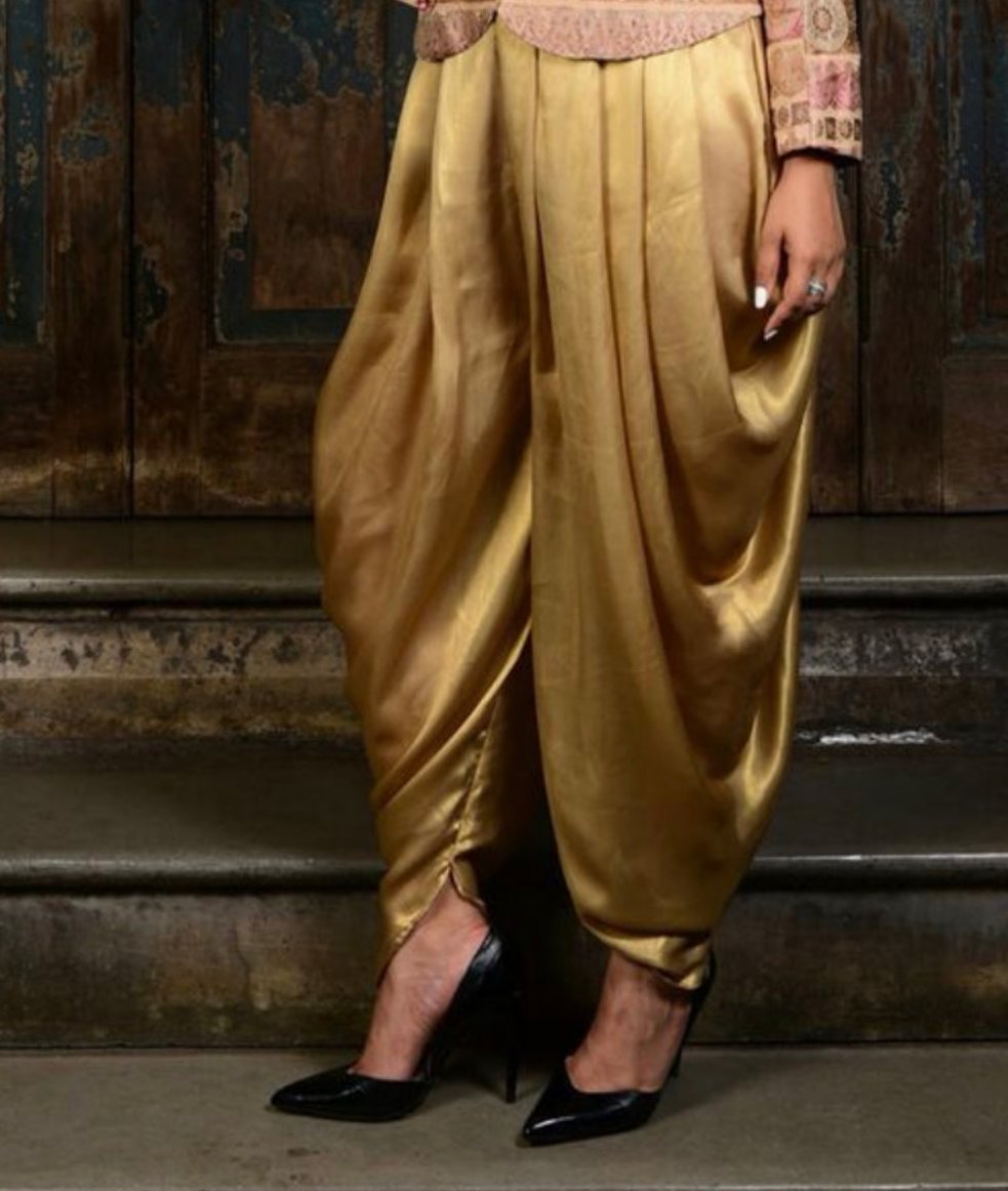 Beautiful designer dhoti salwar