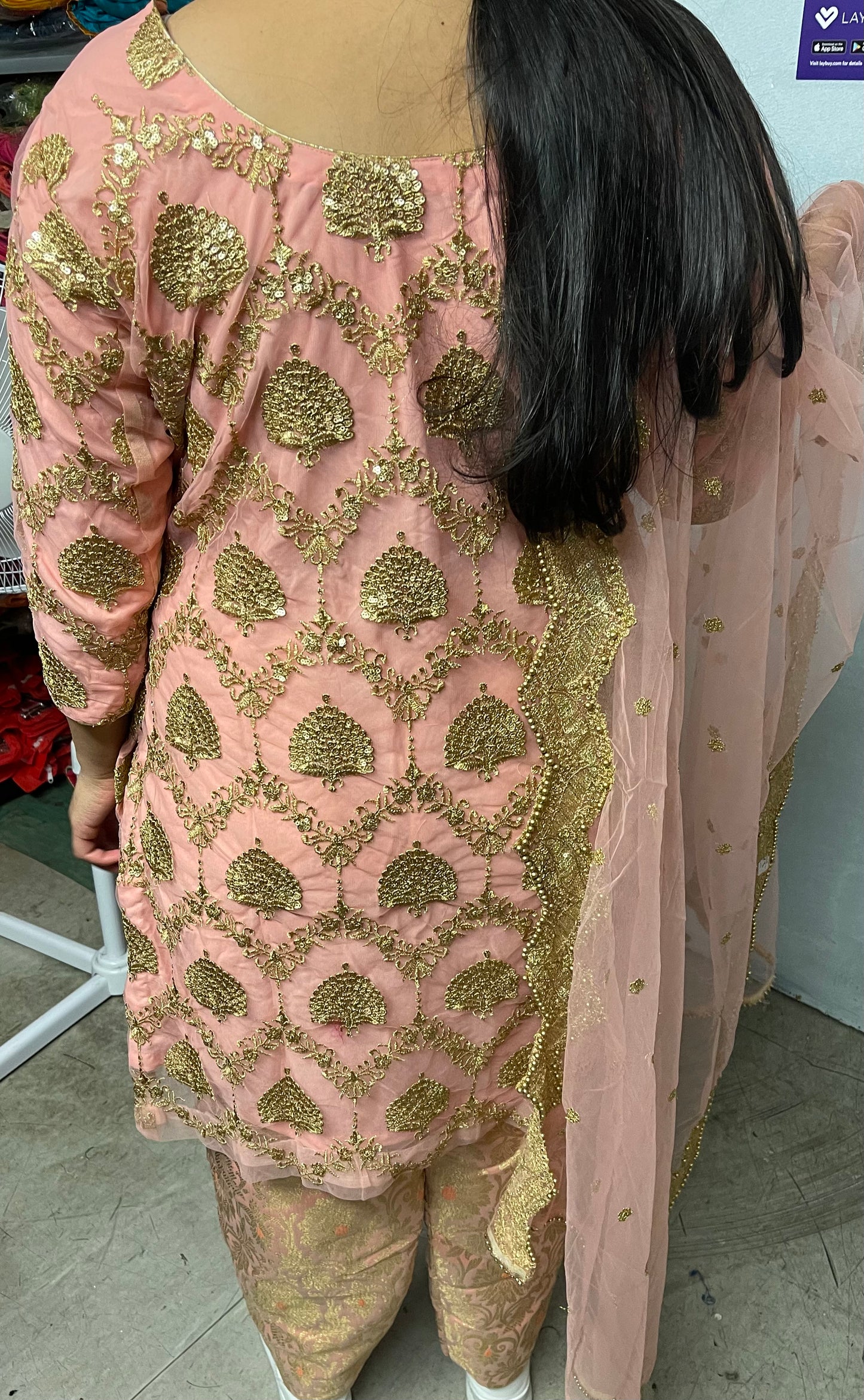 Beautiful designer Pakistani style suit