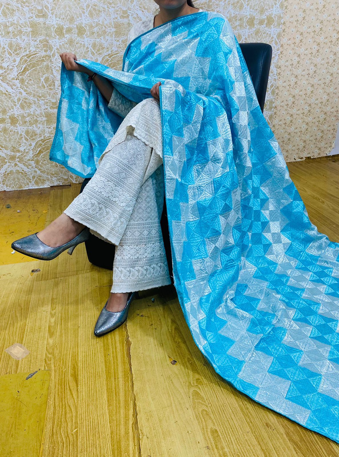 Beautiful designer phulkari dupptta