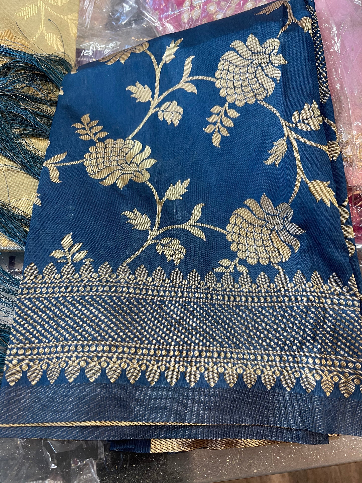 Beautiful deaigner silk duppatta