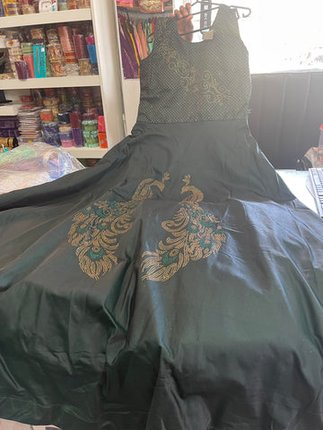 Beautiful designer silk gown