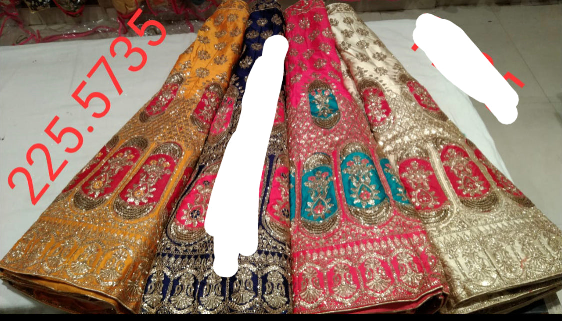 Beautiful designer silk lengha choli